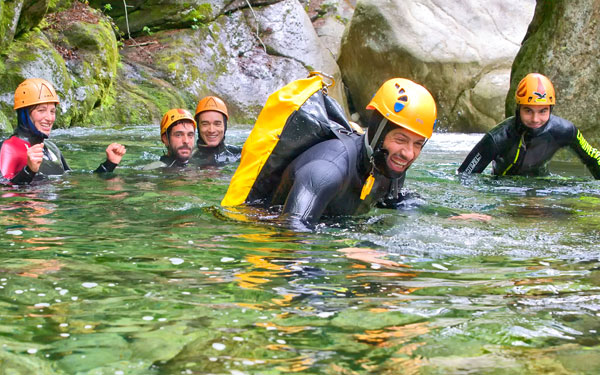 Canyoning dell'Infernone, un'emozione unica tutta wild